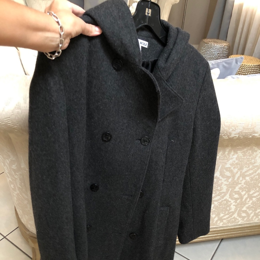 Dark Gray Women Coat